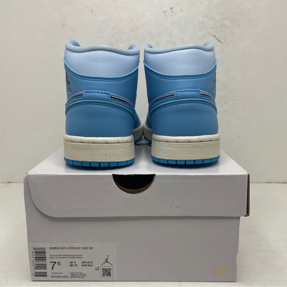 Nike Air Jordan 1 Retro Mid SE WMNS “Ice Blue/Powder Blue” 2023 - Picture 4 of 4